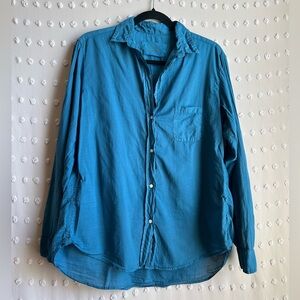 Grayson The Hero Button Up 100% Cotton‎ Blue